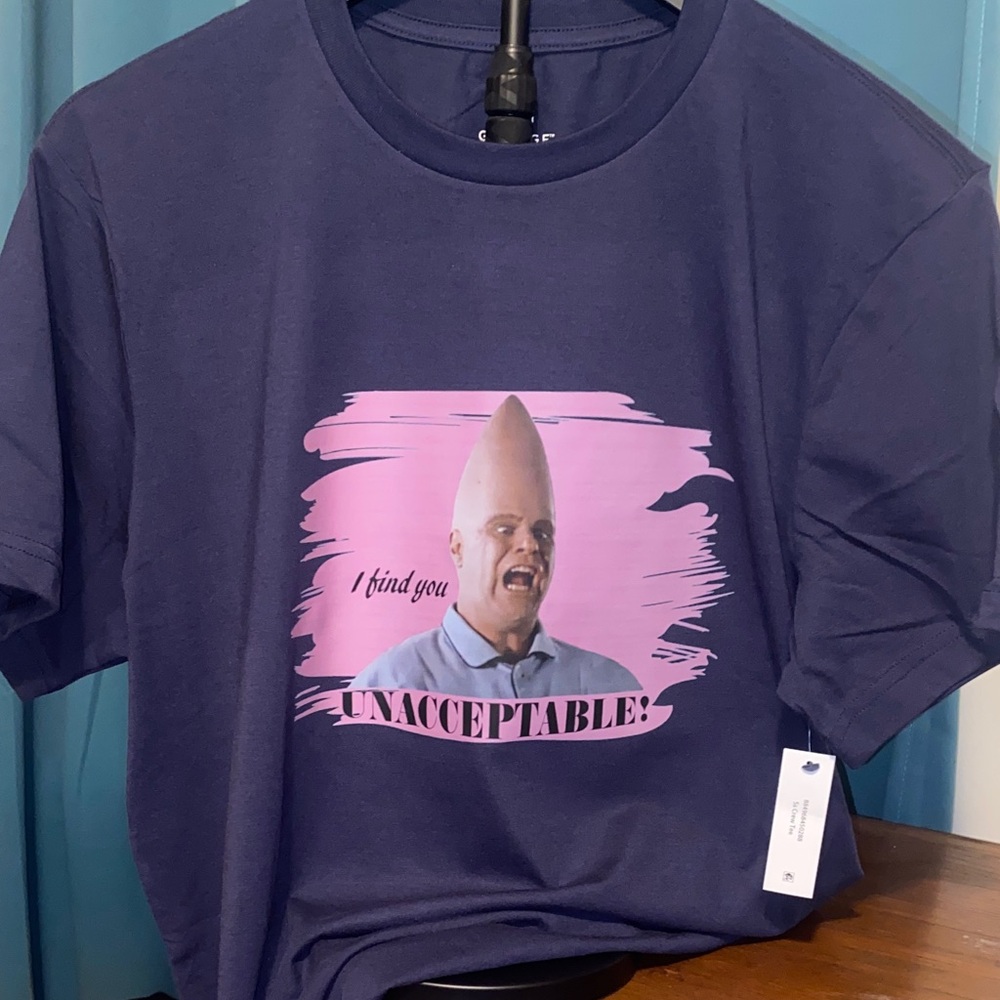 NWT!  UNACCEPTABLE! CONEHEADS tee